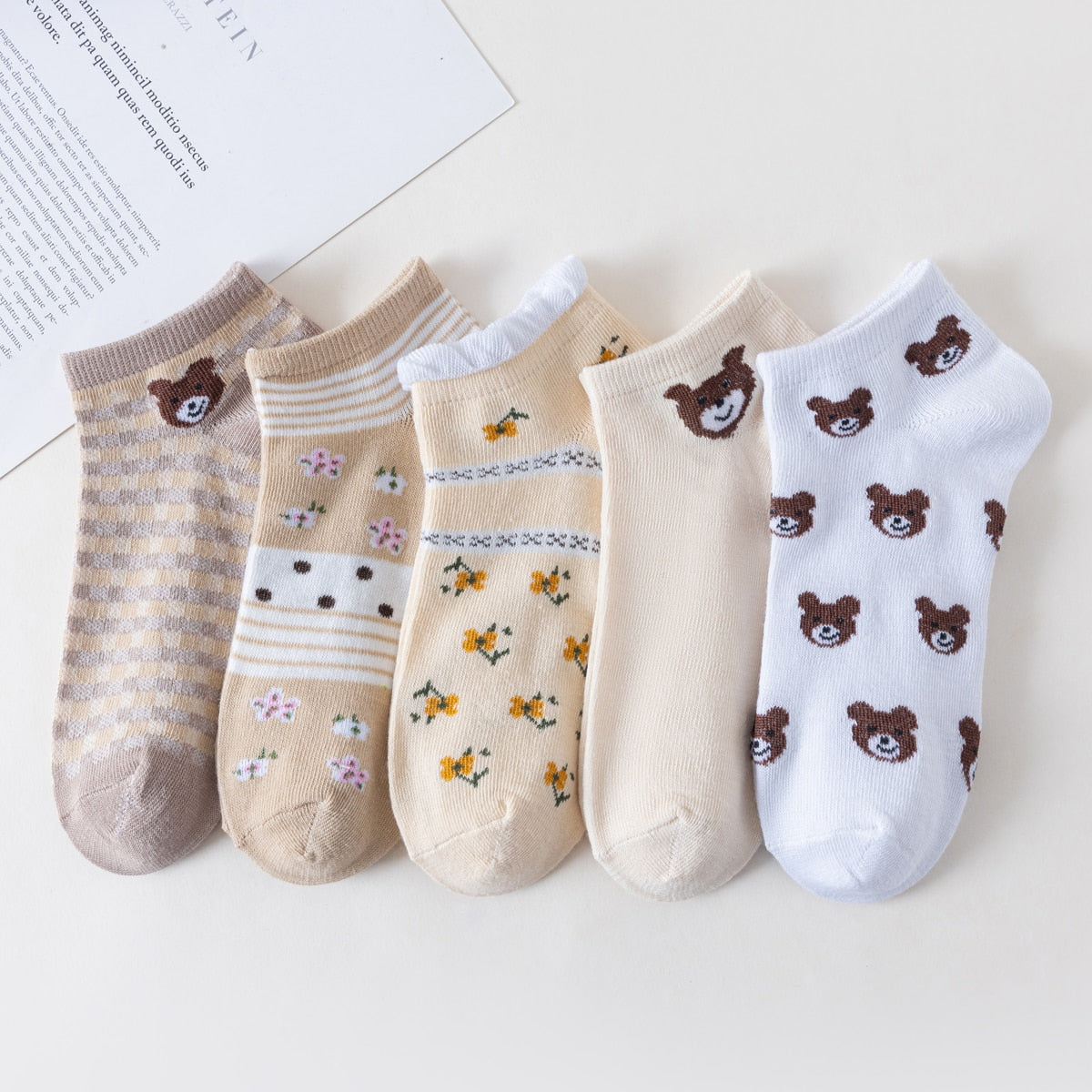Medias de Oso - Paquete de 5 Pares