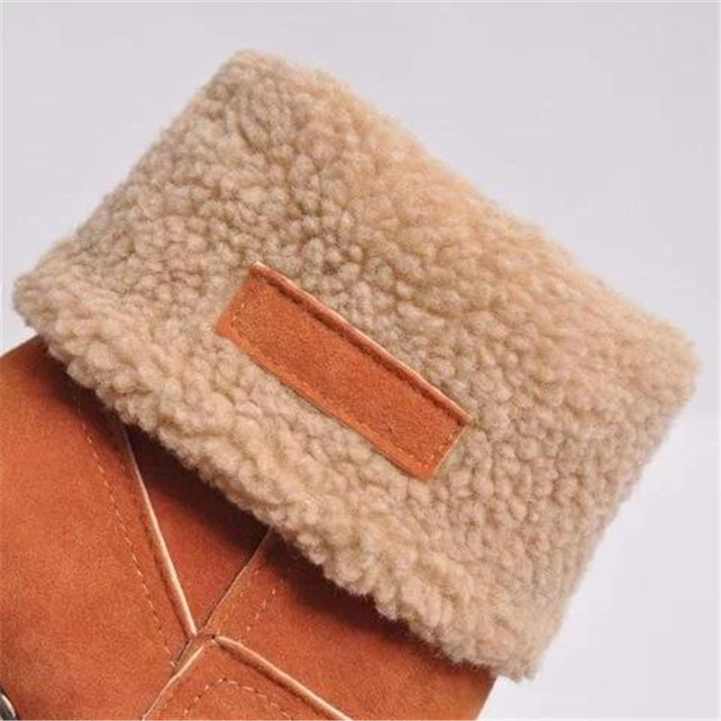 Bota de invierno forrada de lana