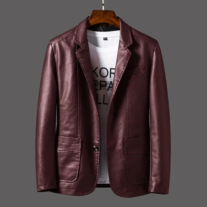 Chaqueta de cuero Thamen