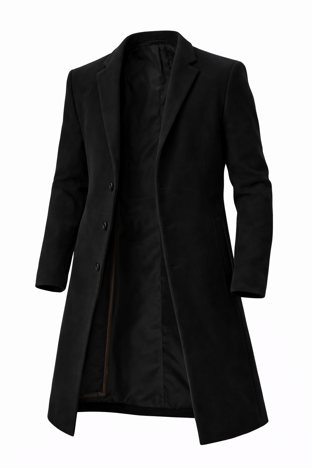Gabardina Masculina Larga Premium – Estilo Europeo
