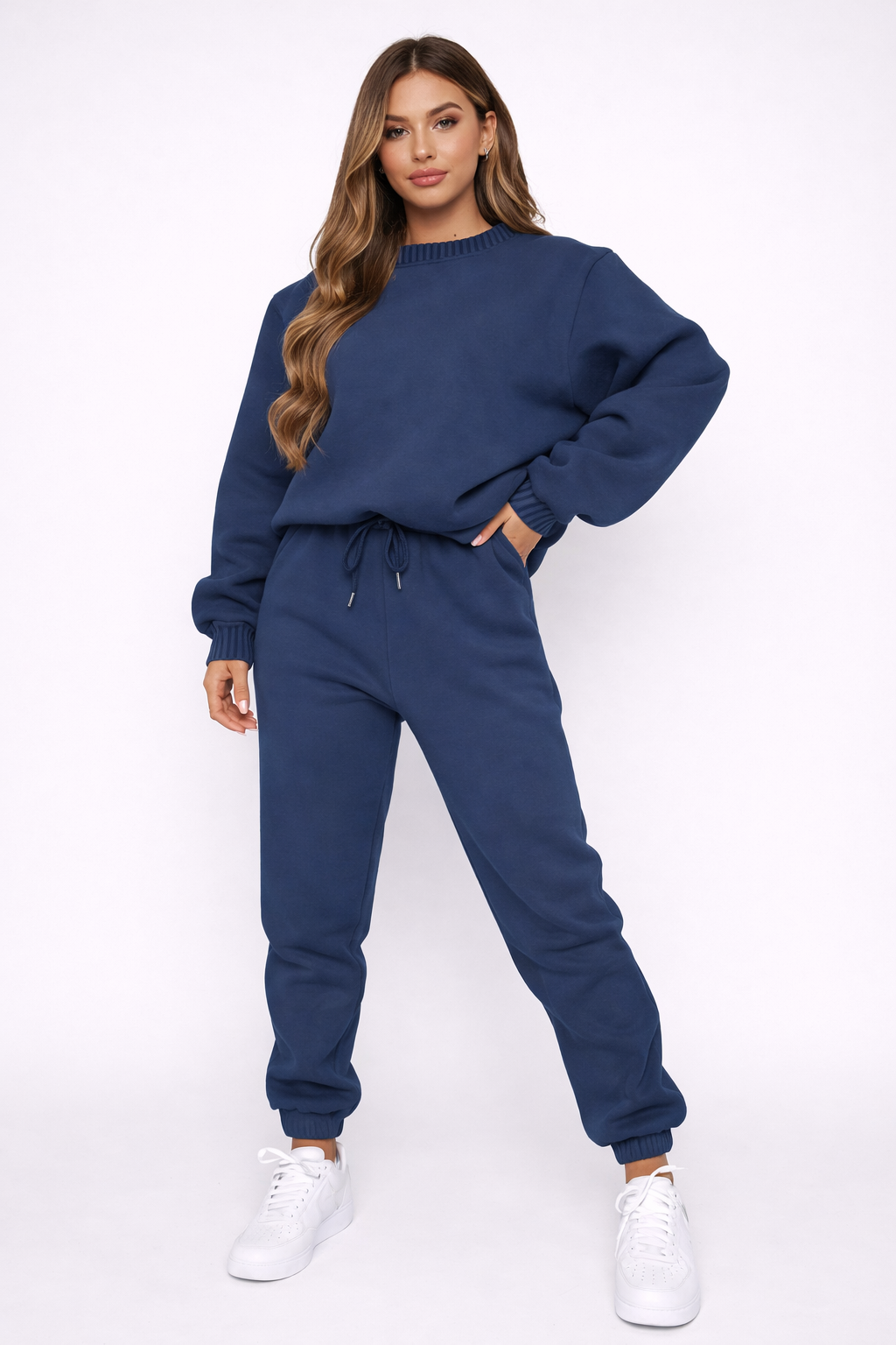 Conjunto de Sudadera y Pantalón para Mujer de Corte Cómodo