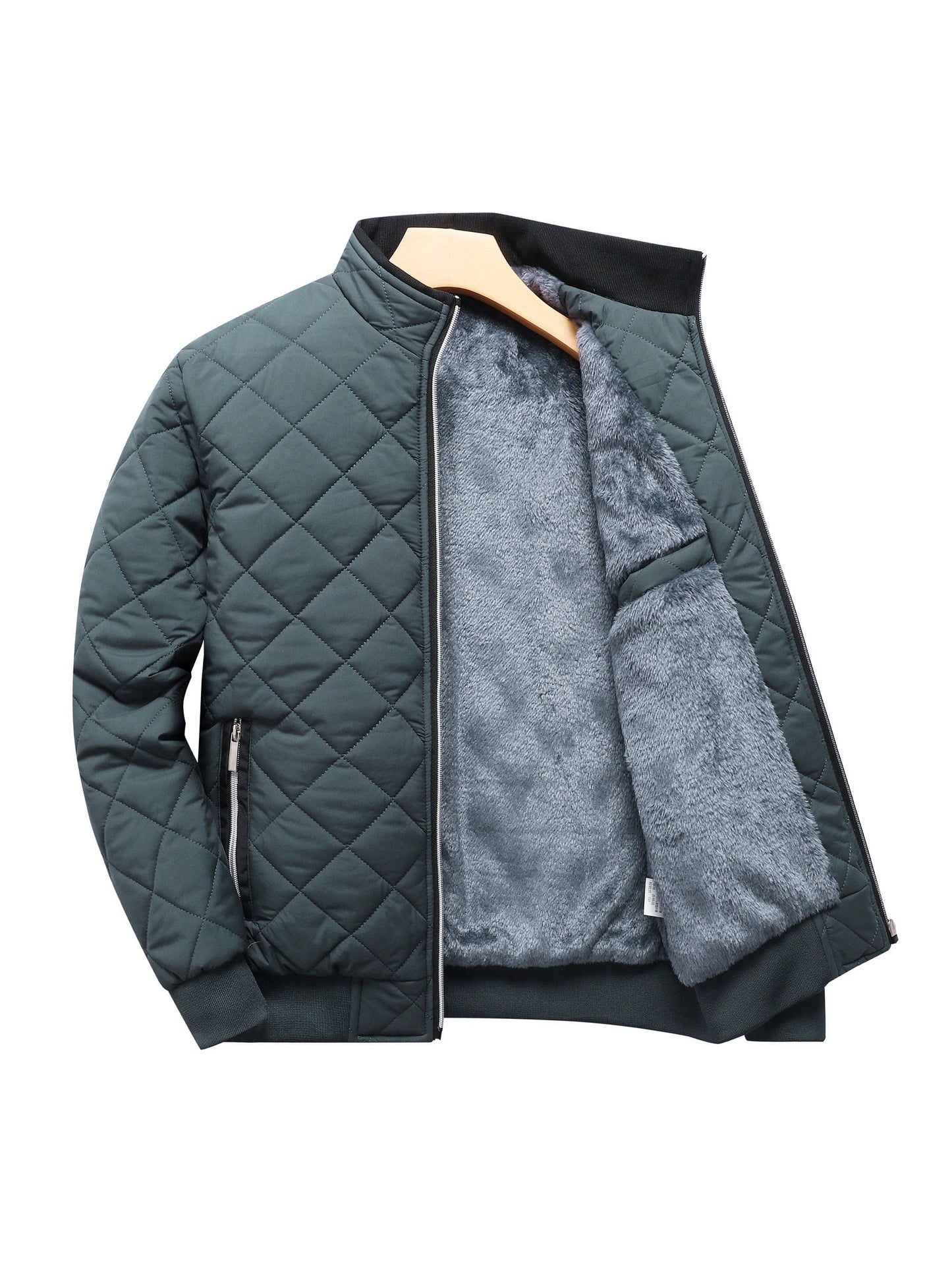 Chaqueta térmica polar forrada premium para hombre
