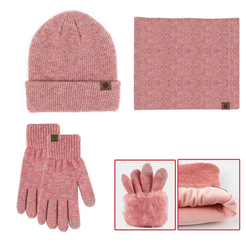 Conjunto de Invierno - Gorro, Guantes y Bufanda