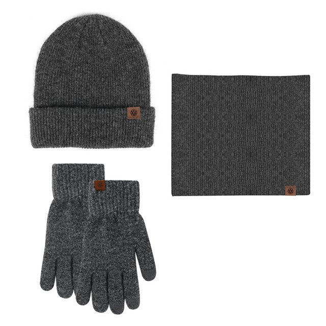 Conjunto de Invierno - Gorro, Guantes y Bufanda